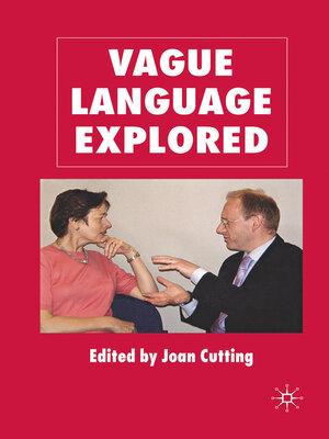 cover image of Vague Language Explored